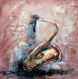 Musical Instrument oil painting